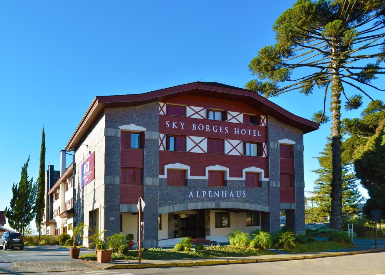 Sky Borges Hotel Alpenhaus - Gramado Exterior foto
